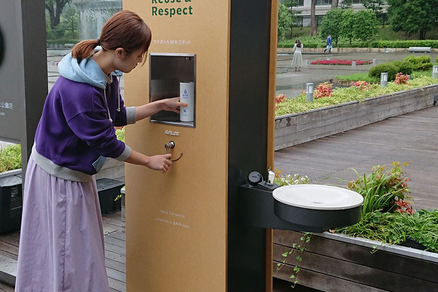 給水スポット＆給水機 
